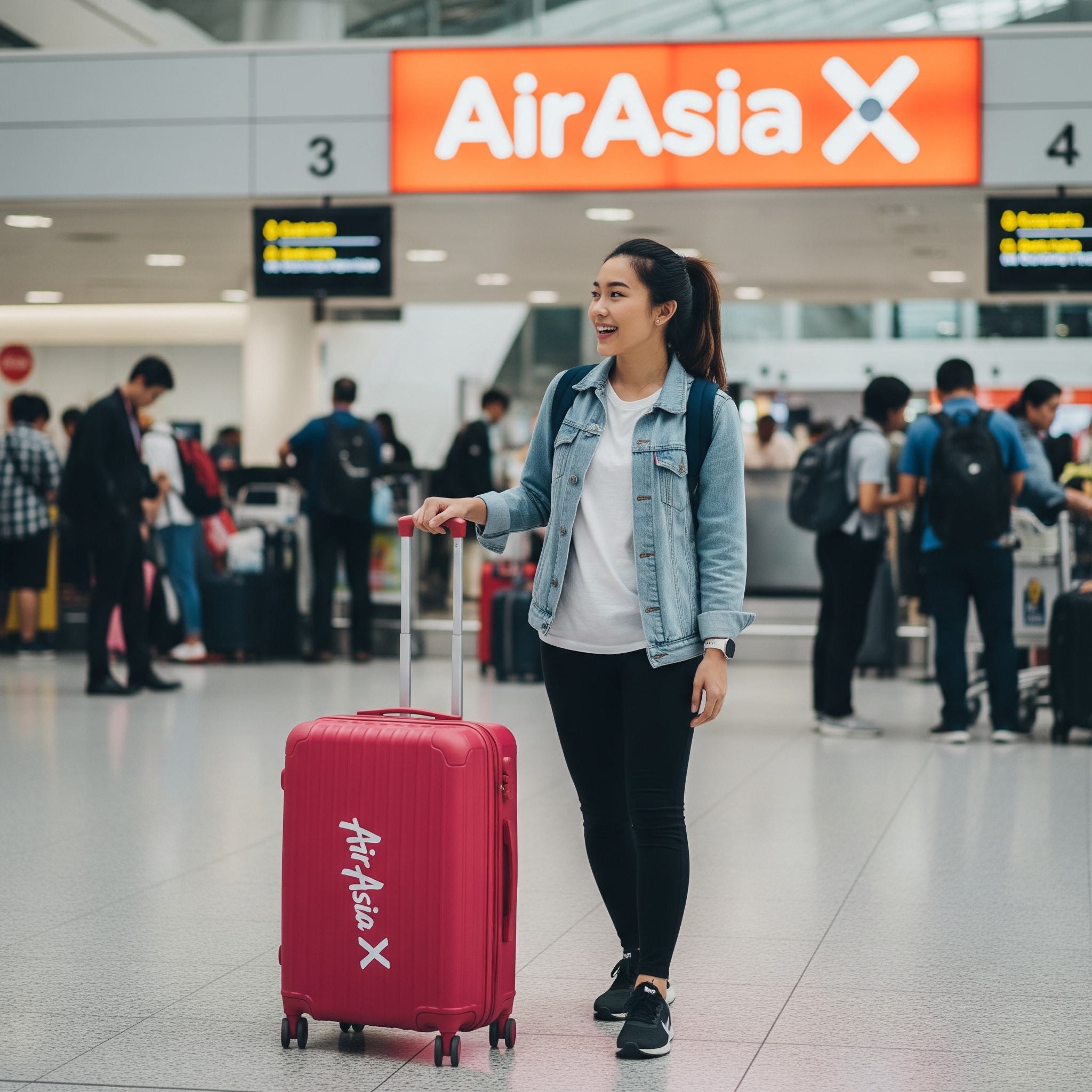 空の旅の始まり：エアアジアXとスマートなパッキング術
